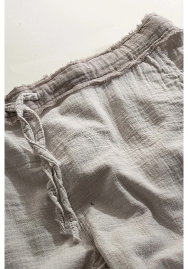 Ecocotton Melsa Erkek Açık Gri "large" %100 Organik Pamuk Şortlu Pijama Takımı Gri