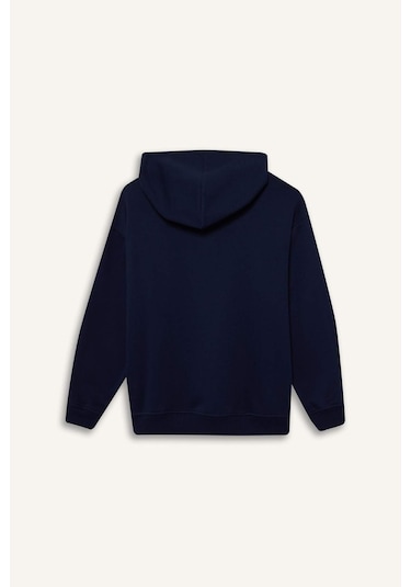 Defacto Relax Fit Kapüşonlu Basic Düz Kalın Sweatshirt D9935ax25wnnv251 Lacivert Defacto Relax Fit Kapüşonlu Basic Düz Kalın Sweatshirt D9935ax25wnnv251 Lacivert