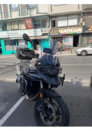 2023-25 Bmw F800 Gs Uzun Ön Cam Açık Füme Zeus 4mm 52cm F800gs