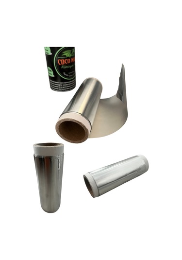 Coco Night 45 Mikron 5adet 250 CM Rulo Alüminyum Folyo, Nargile Folyosu