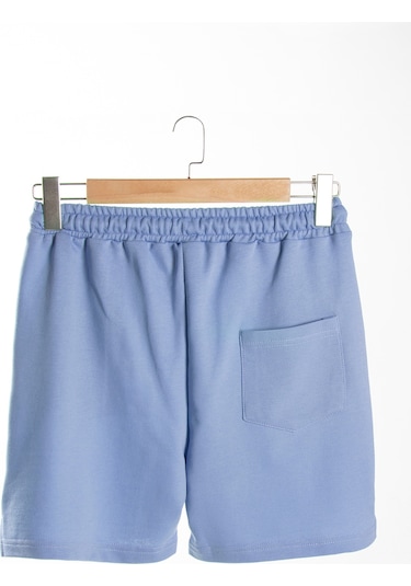 Terapi Men 2'li Erkek Gri - Mavi Basic Regular Fit Şort & Bermuda Gri-mavi