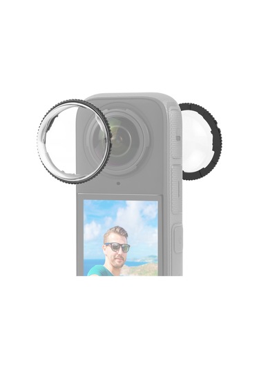 Springsun Puluz Pu989t Panoramik Kamera Lens Koruyucuları Lens Koruyucu Kapak Şeffaf Lens Kapağı Yedek Insta360 X4 Aksesuarları