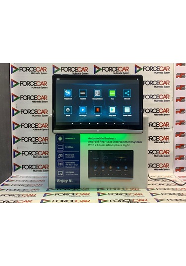 Her Araca Uyumlu Android 10.6 İnç Ambiyanslı Portatif Başlık