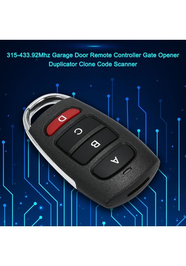 Evrensel Araba Alarmı Garaj Kapısı Uzaktan Kumanda S6476-2