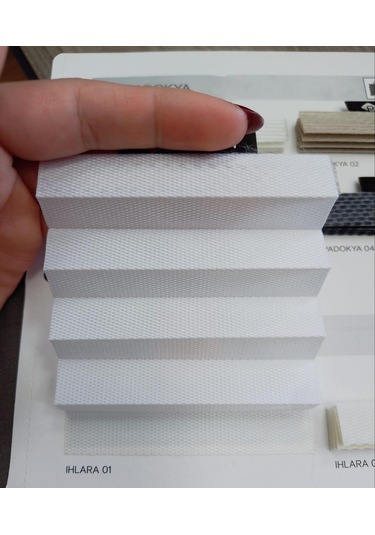 As Perde Kalın Kumaş Plise Perde Cam Balkon Pvc Uyumlu