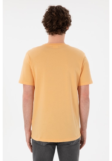 U.S. Polo Assn. Erkek Regular Fit Bisiklet Yaka Turuncu Basic Tişört 50305985-VR202 U.S. Polo Assn. Erkek Regular Fit Bisiklet Yaka Turuncu Basic Tişört 50305985-VR202