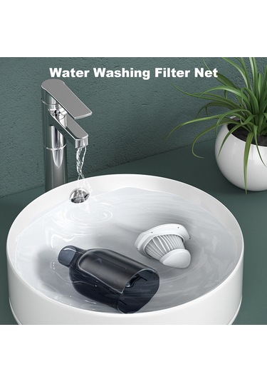 Geeksen Araç Ve Ev İçin Kullanıma Uygun El Tipi Süper Güçlü 120w 8000mbar Süctionlu Kablosuz Mini Vakum Temizleyici