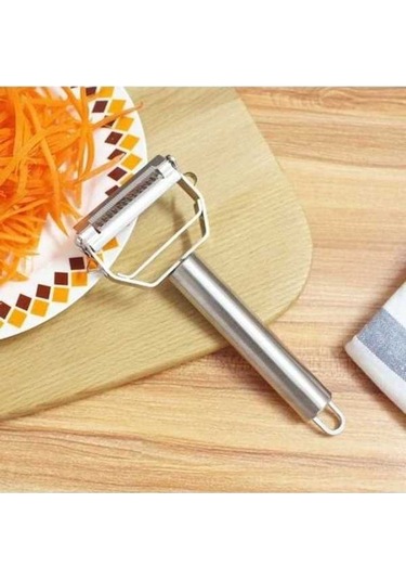 Ulzyvf Çok Fonksiyonlu Paslanmaz Çelik Sebze Soyucu & Rende Aparatı Çelik Çelik