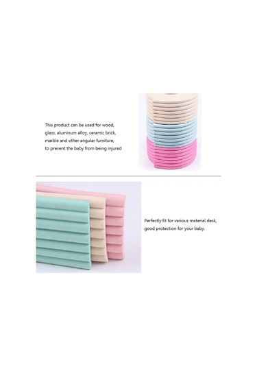 Koruma Çarpışma Yastığı Köpük Tampon Masa Köşe Koruyucu Masa Kenar Koruma Şeridi Bebek Güvenliği Bej