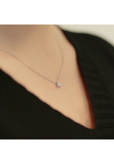 Lova 0,11 Karat Pırlanta Tektaş Kolye - 2030002