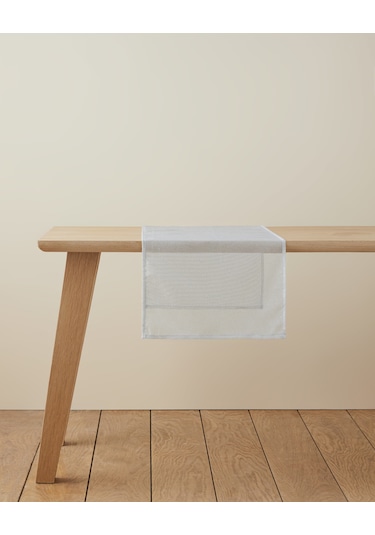 English Home Nour Runner 45x145 Cm Silver Silver