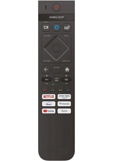 Phılıps 75pus8909/12 Uyumlu Ses Komutlu 4k Ambilight Led Tv Kumanda