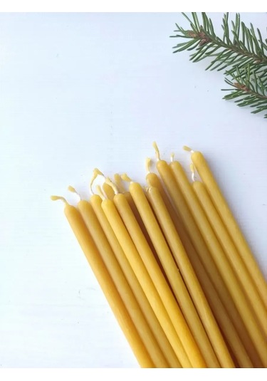 Svecnaa Amelico Doğal Balmumu Mumları El Yapımı 20 Adet 368056436 Aromatik