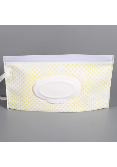 Gülen Yüz-eva Islak Mendil Kese Taşınabilir Mendil Kılıfı Kapak Snap-askı Yeniden Kullanılabilir Doldurulabilir Peçetelik 46918799