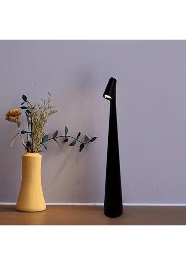 Fastbuy Turuncu Yaratıcı Minimalist Diş Fırçası Atmosfer Lambası Kablosuz Usb Şarjlı Üç Ayarlı Masa Lambası Turuncu