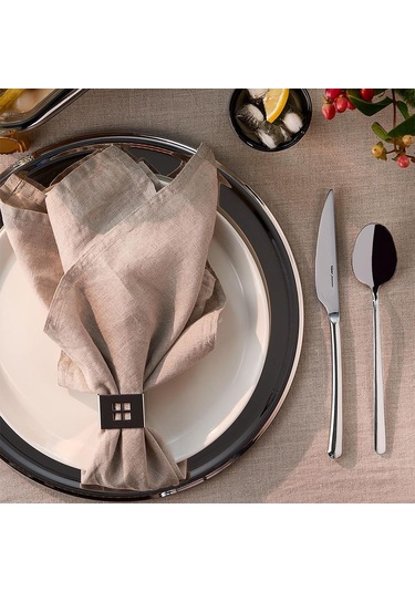 Hisar Bahama 24 Parça 6 Kişilik Çatal Kaşık Bıçak Takımı Inox