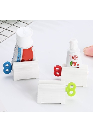 Banyo Dekoru İçin Çevirmeli Diş Macunu Tüp Krem Sıkma Aparatı Diğer