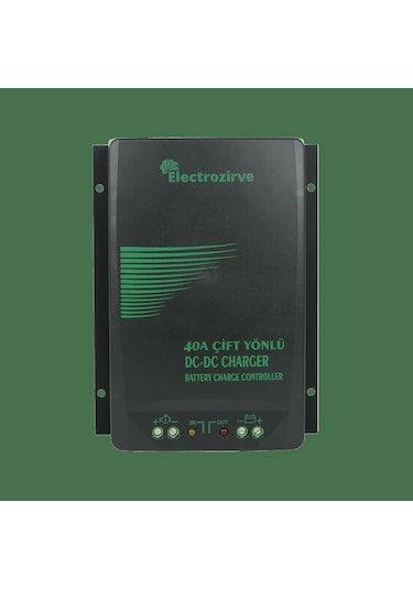 Elektrozirve 40a Dc-dc Bidirection Charger Akü Şarj Kontrol+ekran