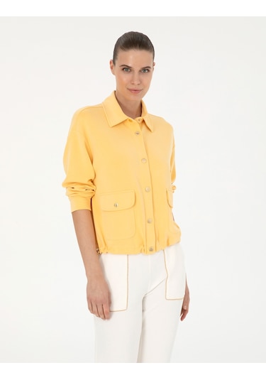 Pierre Cardin Kadın Sarı Hırka Örme 50283321-vr044 Sarı