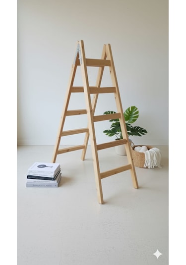 5 Basamaklı Ahşap Merdiven Standart Model