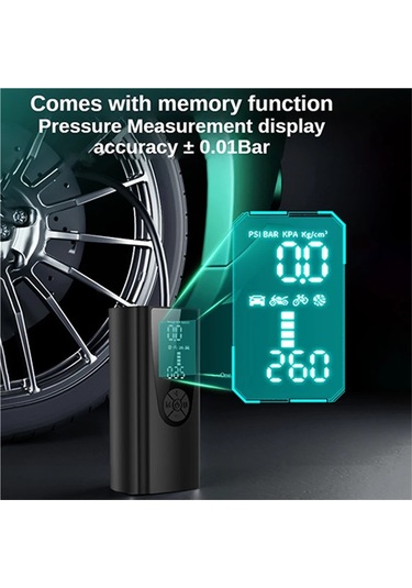 Jialan Taşınabilir Araba Hava Kompresörü 12v 150psı Elektrikli