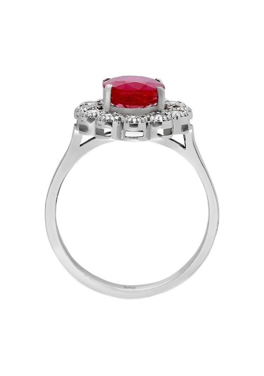 Sirius Pırlanta Ve Oval Yakut Taşlı Umay Yüzük 0842R0001