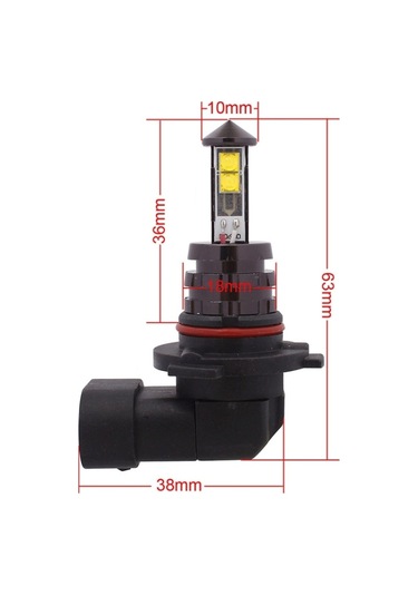 Sones 9005 20w 800lm Beyaz Işık 4 Cree Xt-e Led Araç Gündüz Farı Sis Ampulü, Dc 12-24v