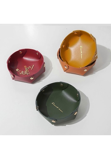 Ganzhoushop Masaüstü Saklama Kutusu L/s Boyutu Çok Renkli Seçenekler Saklama Tepsisi Pürüzsüz Kenarlar Kozmetikler İçin Narin Kutu Uzaktan Kumanda Sarı Lorange