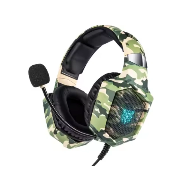 Skygo Yeşil K8 Gamıng Kamuflaj Kulaklık