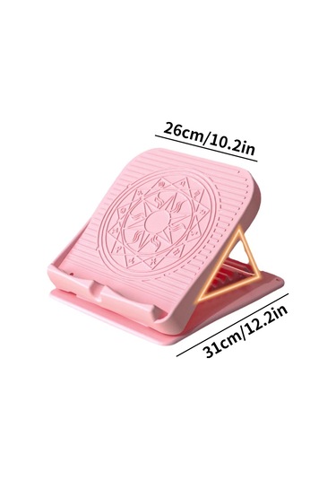 Germe Tahtası Eğimli Pedal Yalın Bacak Fitness Ekipmanları Ev Pembe