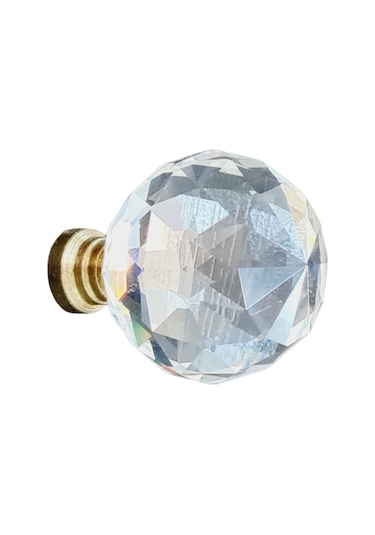 Kristal Sarı Ayak 40 mm Kulp ( 5 ADET )