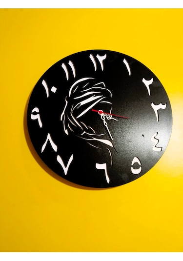 Said Nursi Ahşap Saat 3 Lü Set Çok Renki