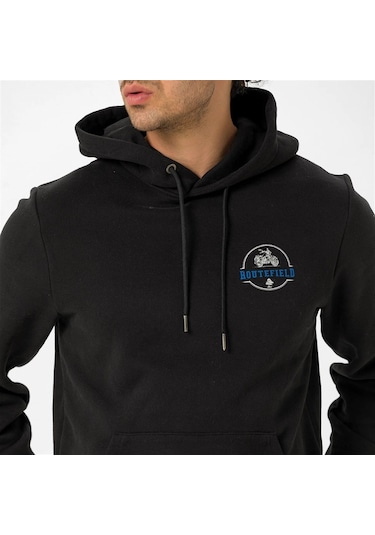 Routefield House Erkek Sweat-001 Siyah