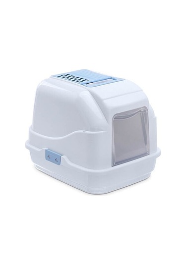 İmac Easy Cat Kapalı Filtreli Kedi Tuvaleti Buz Mavisi 40 x 50 x 40 CM