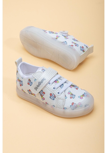 Şirinbebe Şiringenç Keten Gümüş Kız İlkadım Bebek Çocuk Ayakkabısı-2894-gümüş Gümüş