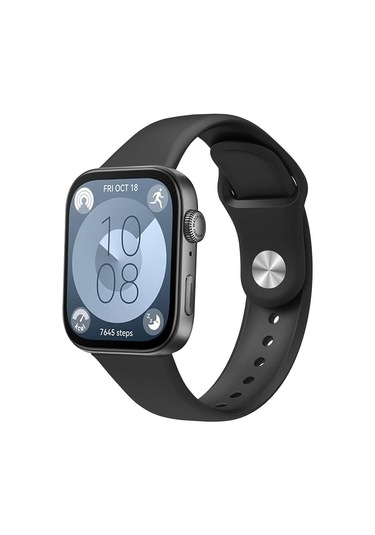 Tuva Teknoloji Huawei Watch Fit 3 Krd-11 22mm Silikon Kordon-siyah