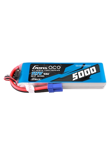 Gens Ace G-tech 3s 5000mah 45c Lipo Batarya