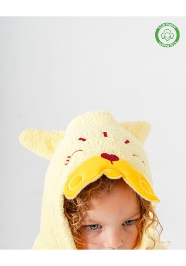 Kedicik Bornoz Sarı