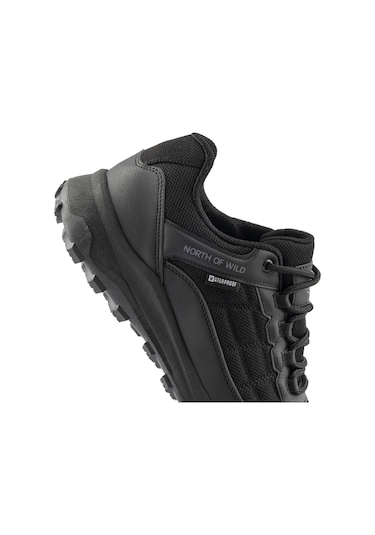 North Of Wild Yukan Su Geçirmez Unisex Kısa Bot - Sıyah 001