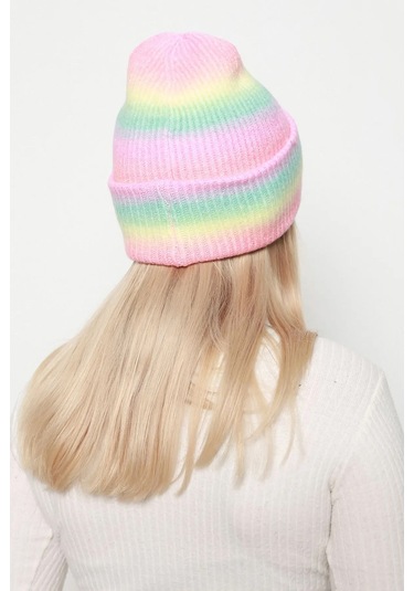 Renk Geçişli Kadın Bere Rkş-16 Pembe Pembe