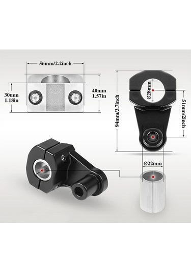 Didadodo Motosiklet Evrensel Gidon Yükselticileri Gidon Yükseltme Kodu Altın, Güçlü Montaj Altın