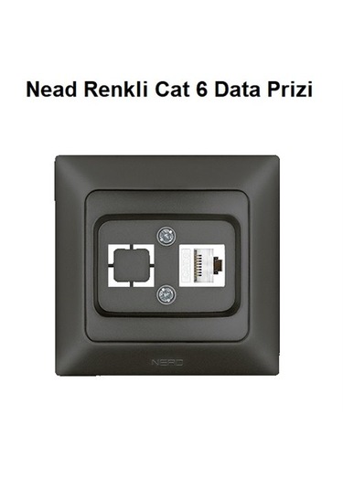 Nead Renkli Cat 6 Data Prizi Çerçevesiz