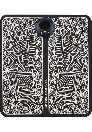 Skycity Usb Şarjlı Ayak Refleksoloji Masaj Cihazı - Ems Teknolojisi, 6 Mod, 9 Şiddet Seviyesi, Dijital Ekran, 300mah Pil Siyah