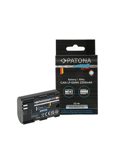 Patona Platinum Canon LP-R6NH Usb-C Girişli Batarya