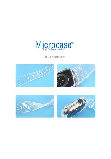 iOS Uyumlu Watch 8 45 mm Kılıf Korumalı Silikon Kordon KY22-2