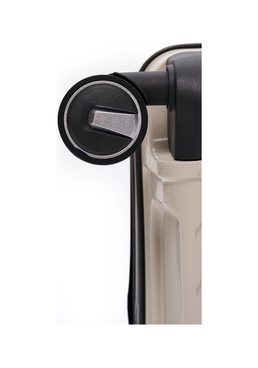 Elatae Exclusive Pro Polipropilen Büyük Boy Kırılmaz Valiz Bej - Antrasit 5239 Bej - Gri