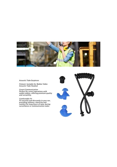 Mavi Akustik Tüplü Kulaklık Yedek Parçası Huiliang