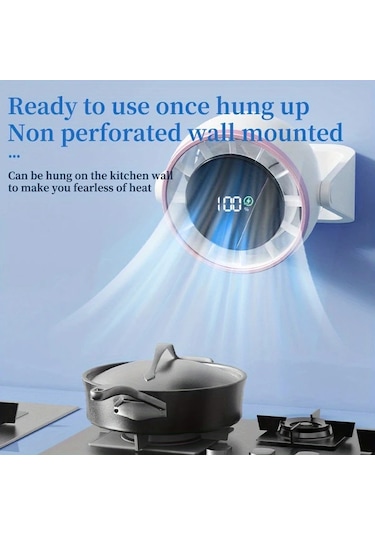 Xuweiwei Beyaz Gümüş Sessiz 100 Seviyeli Sonsuz Tornado Masa Fanı 4000mah Şarj Edilebilir Pil Usb Şarj Akıllı Dijital Ekran Ev Ofis Kamp