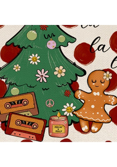 Suntek Yılbaşı Yer Matı Kolay Temizlenebilir Noel-ağacı Noel Ağacı Diğer