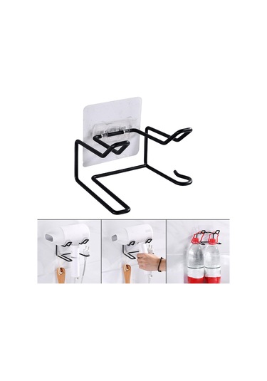 Suntek Saç Kurutma Makinesi Tutucu Banyo Saklama Kutusu Raf